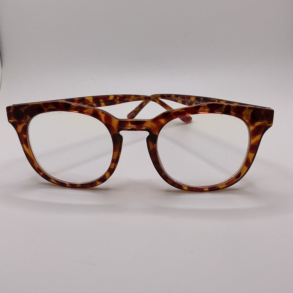 Compliments  Eyewear Darcy Blue Light Reading Glasses +1.75 -‎ Amber Tortoise
